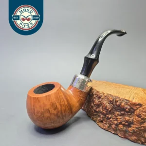 Peterson (1991) Premier System Smooth 303 Bent Apple with Silver (Estate)