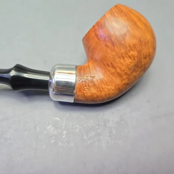 Peterson (1991) Premier System Smooth 303 Bent Apple with Silver (Estate) - Image 11