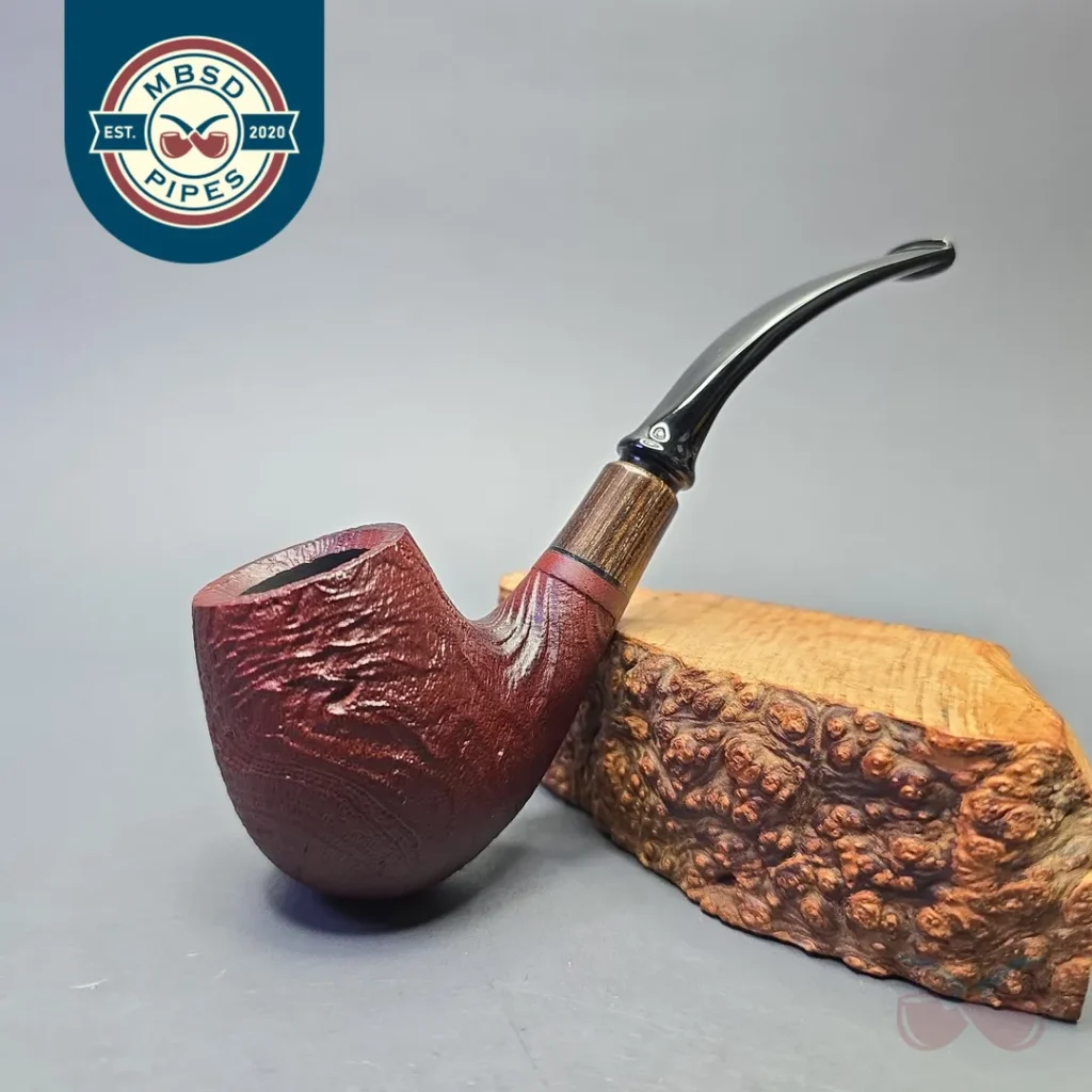 MBSD Briars by Vitale Vintage Sandblasted Brandy with Zebrawood (New)