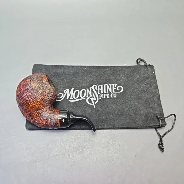 Moonshine Leather Sandblasted Short Fuse Cannonball (Estate) - Image 14
