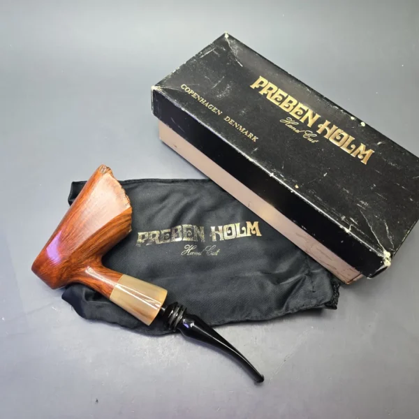 Preben Holm Hand Cut Magnum Smooth Freehand with Horn (Unsmoked Estate) - Image 14