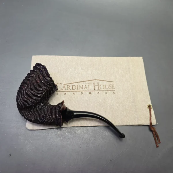 Walt Cannoy Cardinal House Morton "Ring Blast" Rusticated Bent Dublin with Brass (New) - Image 14