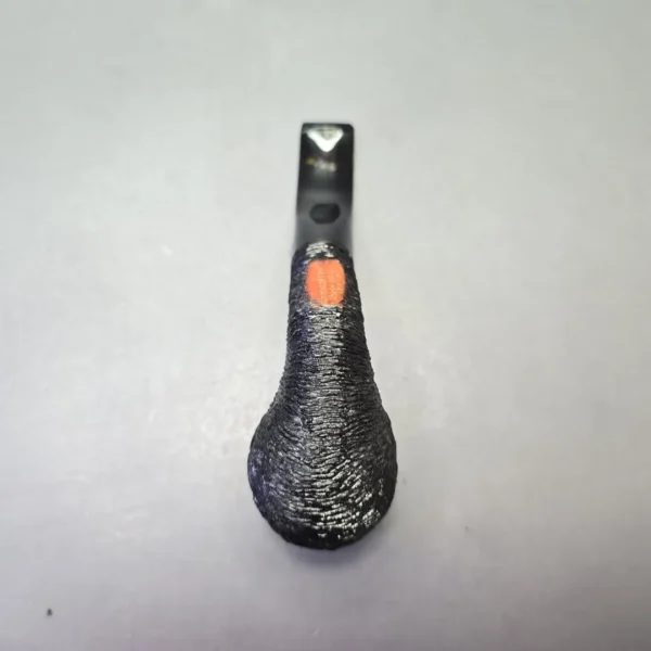 Brebbia Lido Root Briar 60 Rusticated Bent Billiard (Unsmoked Estate) - Image 9