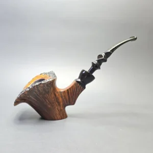 Preben Holm Private Collection (B) Magnum Smooth Freehand Sitter with Vulcanite Mount (Estate) - alternate view