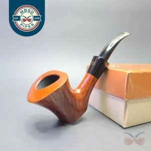 Prominence (Preben Holm) Straight Grain Natural Smooth Freehand Sitter with Vulcanite Mount (Unsmoked Estate)