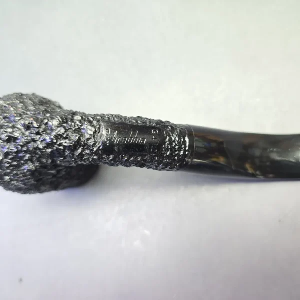 Brebbia Rocciata 9412 Rusticated Bent Billiard (Unsmoked Estate) - Image 10