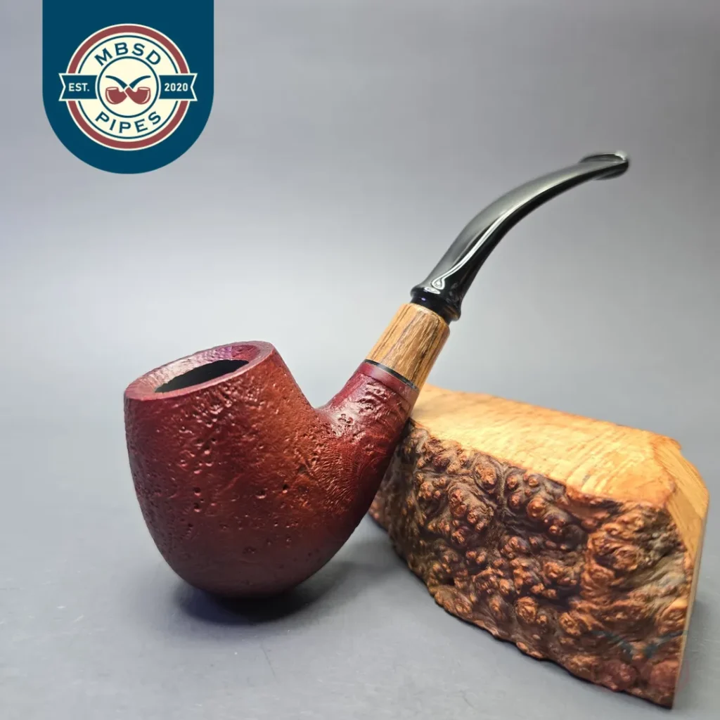 MBSD Briars by Vitale Red Sandblasted Brandy with Olivewood (New)