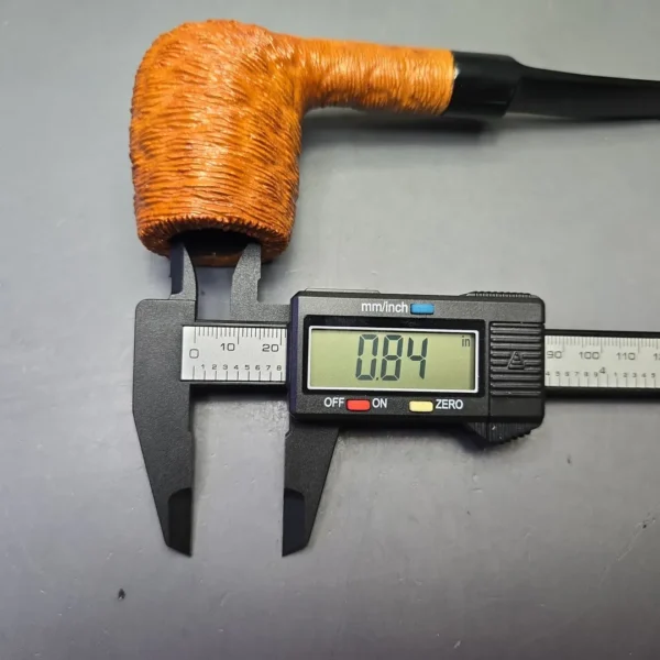 Brebbia Lido Root Briar 100 Rusticated Billiard (Unsmoked Estate) - Image 12