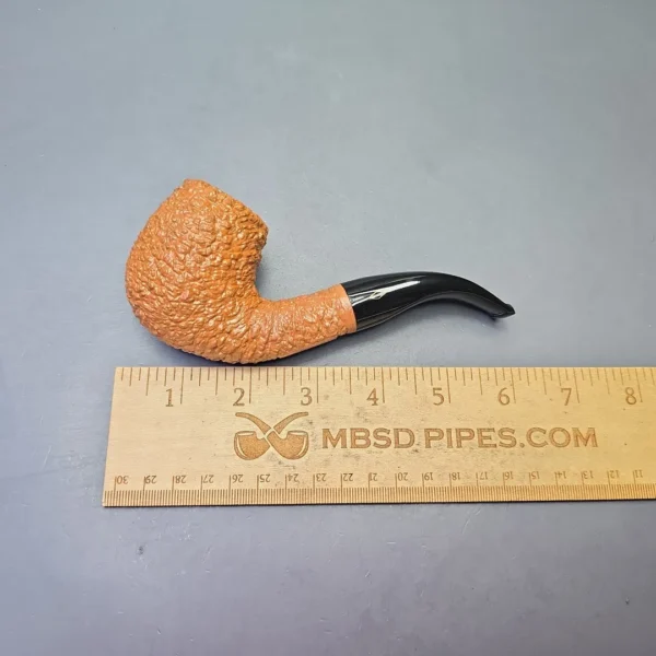 Brebbia 60 Rusticated Bent Billiard (Unsmoked Estate) - Image 11