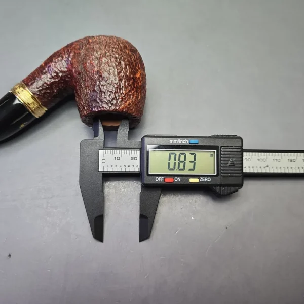 Savinelli Tevere 616 KS Rusticated Bent Billiard (6mm) (Unsmoked Estate) - Image 12