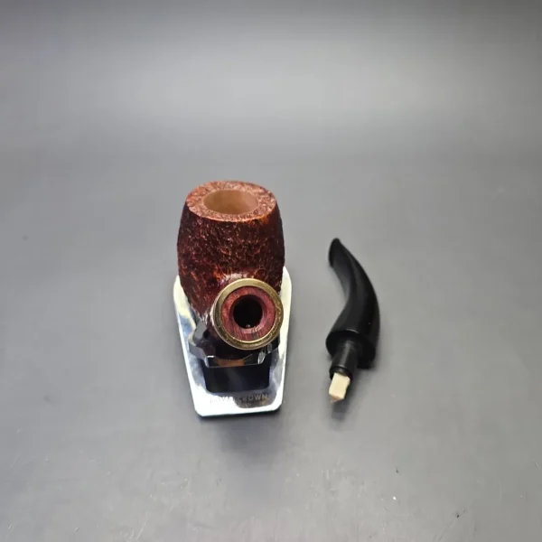 Savinelli Tevere 616 KS Rusticated Bent Billiard (6mm) (Unsmoked Estate) - Image 13