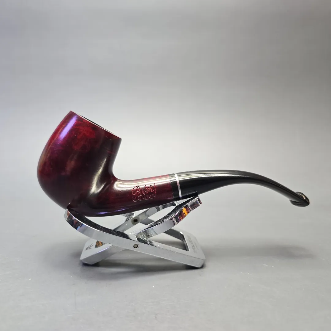 Parker (by Dunhill) Knight Smooth Bent Billiard (Unsmoked Estate) - Image 2