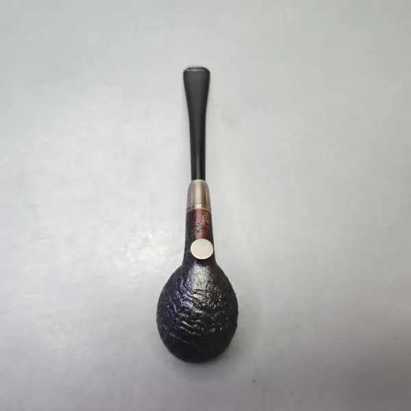 J. Mouton Sandblasted Cutty with Hand-Spun Silver (New) - Image 9