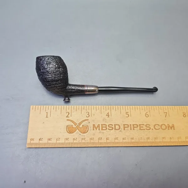J. Mouton Sandblasted Cutty with Hand-Spun Silver (New) - Image 11