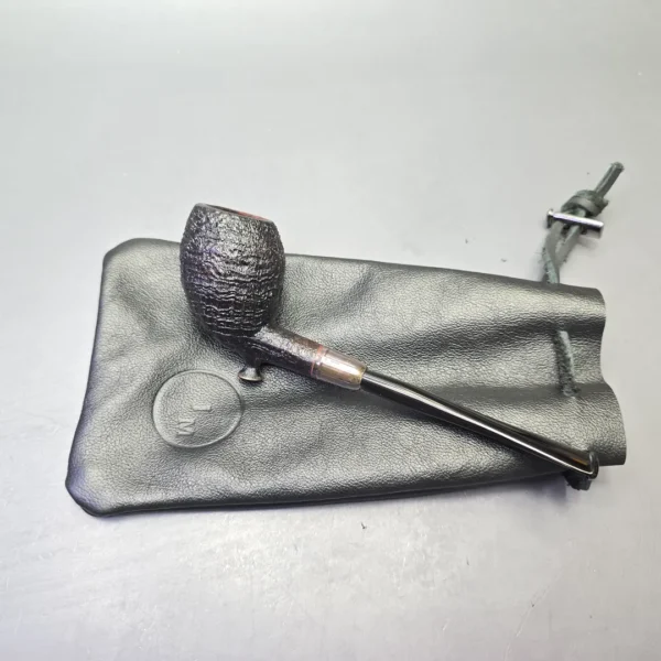 J. Mouton Sandblasted Cutty with Hand-Spun Silver (New) - Image 14