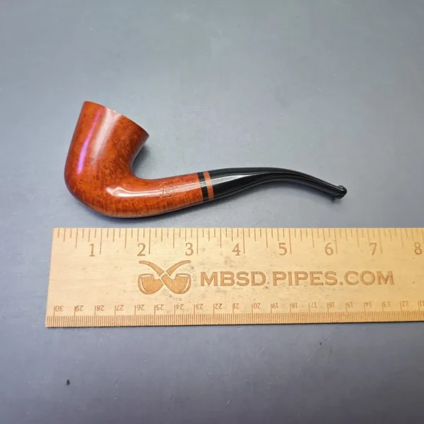 Parker (by Dunhill) Bruyere Smooth Bent Dublin with Briar Insert (Unsmoked Estate) - Image 12