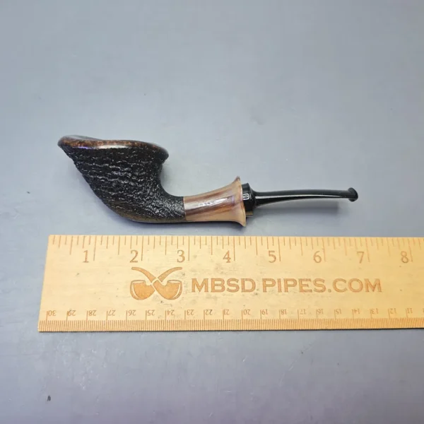 J. Mouton Partially Sandblasted Lily with Horn and Hidden Fossilized Walrus Tusk (New) - Image 11
