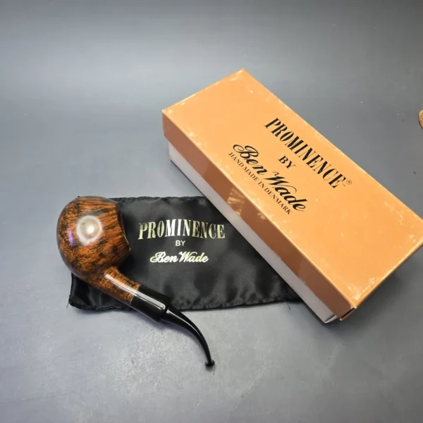 Prominence (by Preben Holm, for Ben Wade) Straight Grain Smooth Brandy with Vulcanite Mount (Unsmoked Estate) - Image 14