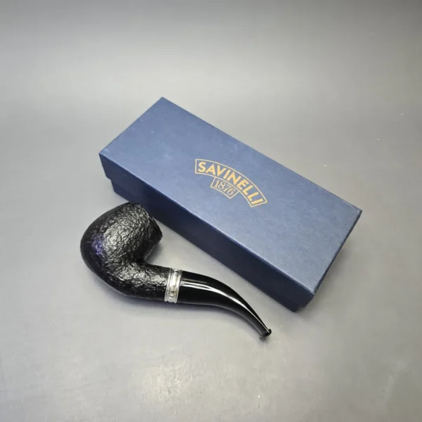 Savinelli Trevi 616 KS Rusticated Bent Billiard (6mm) (Unsmoked Estate) - Image 14