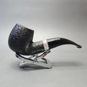 Savinelli Trevi 616 KS Rusticated Bent Billiard (6mm) (Unsmoked Estate) - alternate view