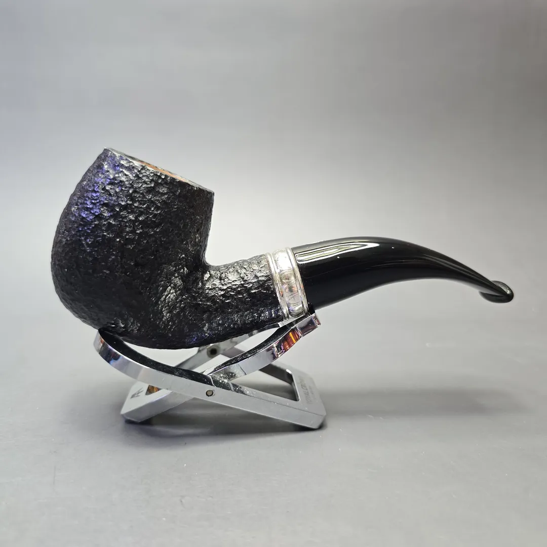 Savinelli Trevi 616 KS Rusticated Bent Billiard (6mm) (Unsmoked Estate) - Image 2