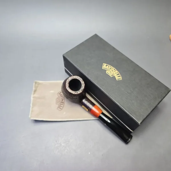 Savinelli 2000 Collection Sandblasted Brandy (6mm) (Estate) - Image 15
