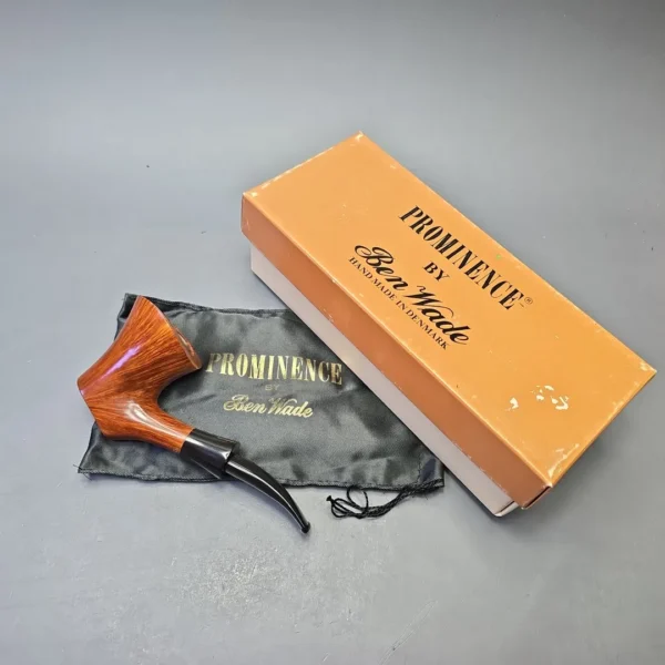 Prominence (Preben Holm) Straight Grain Natural Smooth Freehand Sitter with Vulcanite Mount (Unsmoked Estate) - Image 14