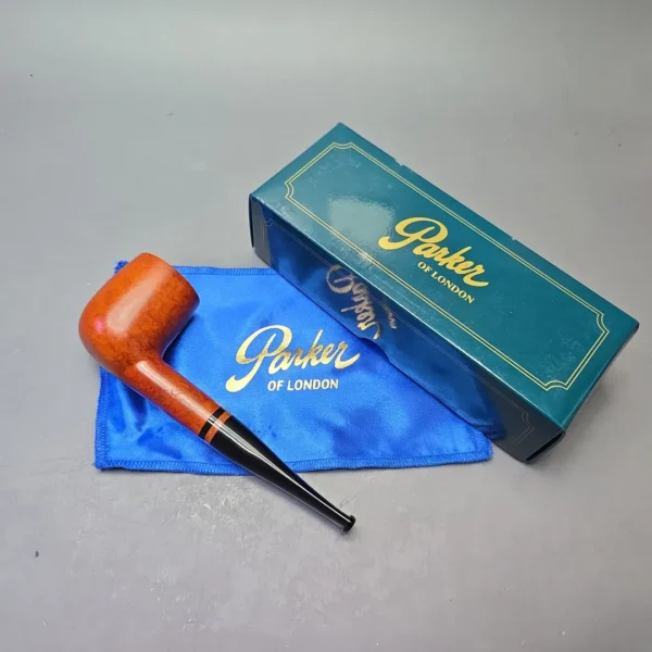Parker (by Dunhill) Bruyere Smooth Large Billiard with Briar Insert (Unsmoked Estate) - Image 15