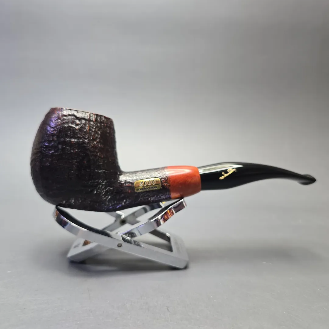 Savinelli 2000 Collection Sandblasted Brandy (6mm) (Estate) - Image 2
