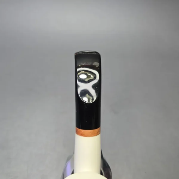 MBSD Meerschaum Deluxe Compact Smooth Oom Paul with Briar-Mortise (New) - Image 8