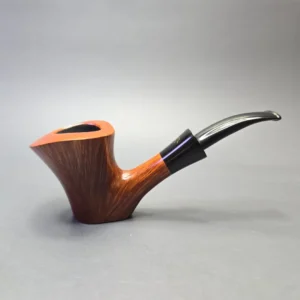 Prominence (Preben Holm) Straight Grain Natural Smooth Freehand Sitter with Vulcanite Mount (Unsmoked Estate) - alternate view