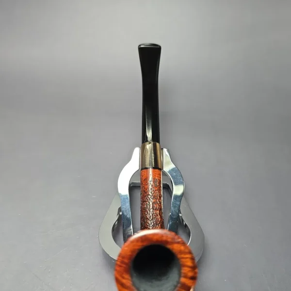 Herriot Pipes Partially Sandblasted "Arne Jacobsen" Dublin w/ Horn Estate Briar Pipe, Unsmoked