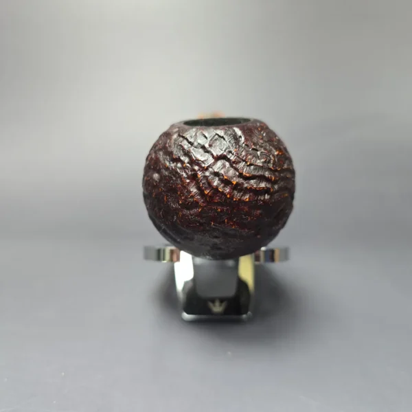 Bonsai Pipes Sandblasted Apple w/ Olivewood Handmade Briar Pipe, New