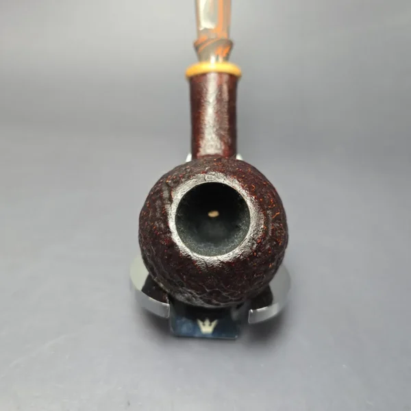 Bonsai Pipes Sandblasted Apple w/ Olivewood Handmade Briar Pipe, New