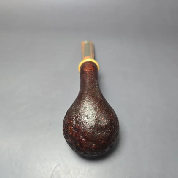 Bonsai Pipes Sandblasted Apple w/ Olivewood Handmade Briar Pipe, New