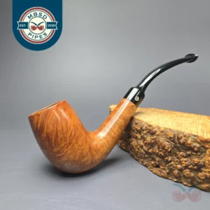 Lloyd's Supreme by Lorenzo Smooth Bent Egg Estate Briar Pipe, Italian Estates