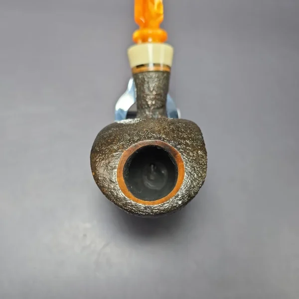 Kevin Arthur Sandblasted Sphinx w/ Ivorite Estate Briar Pipe, American Estates