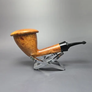 Brebbia Calabash Argento Smooth Calabash Estate Briar Pipe, Italian Estates, 9mm