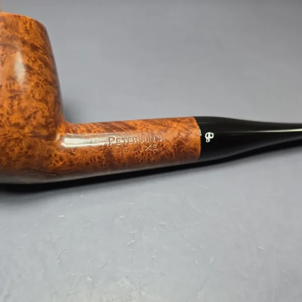 Peterson De Luxe X105 Smooth Billiard Estate Briar Pipe, Irish Estates