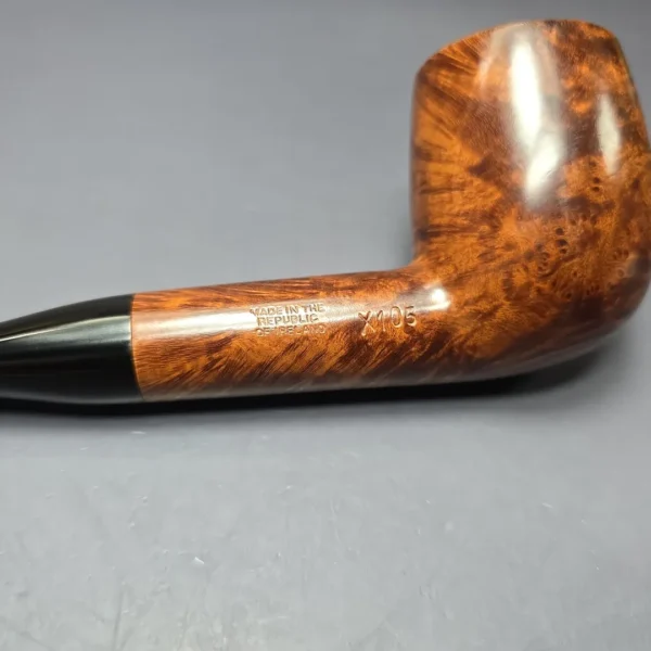 Peterson De Luxe X105 Smooth Billiard Estate Briar Pipe, Irish Estates