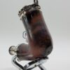 19th C British Antique Meerschaum Pipe, Sitter, Mounted Silver, WA Hallmarks [SOLD OUT] - Image 10