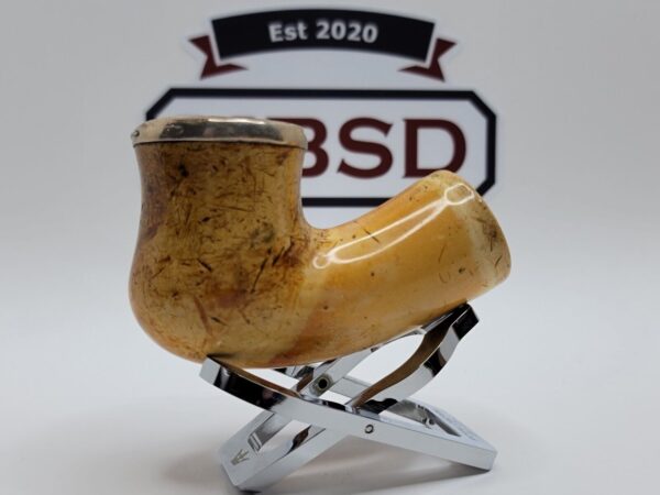 Antique 19th Century Block Meerschaum Kalmasch Tobacco Pipe, Victorian Era [SOLD OUT]