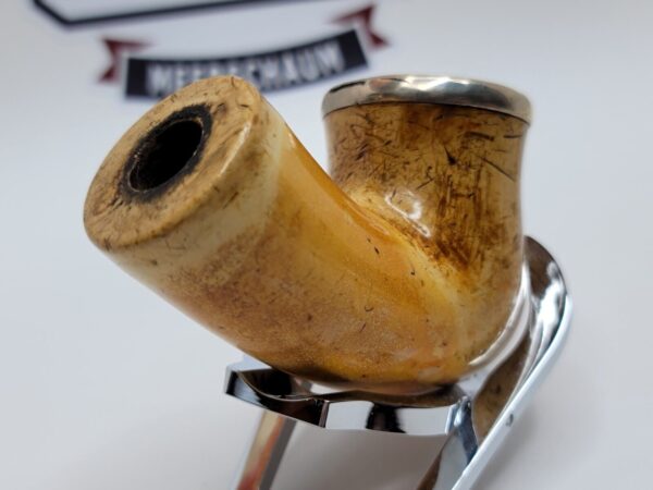 Antique 19th Century Block Meerschaum Kalmasch Tobacco Pipe, Victorian Era [SOLD OUT] - Image 8