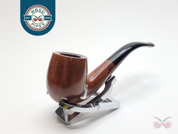 Jonathan Custom-Made Smooth Bent Billiard Estate Briar Tobacco Pipe [SOLD OUT]