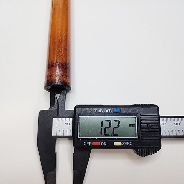 Large Antique Block Meerschaum Cigar Holder Cheroot, Amber Stem [SOLD OUT] - Image 5