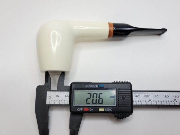 MBSD Meerschaum Deluxe Lovat Block Meerschaum Tobacco Smoking Pipe, 9mm Filter [SOLD OUT] - Image 17