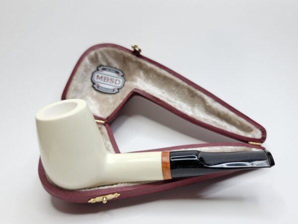 MBSD Meerschaum Deluxe Lovat Block Meerschaum Tobacco Smoking Pipe, 9mm Filter [SOLD OUT] - Image 3