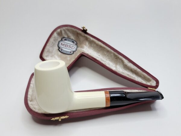 MBSD Meerschaum Deluxe Lovat Block Meerschaum Tobacco Smoking Pipe, 9mm Filter [SOLD OUT] - Image 4