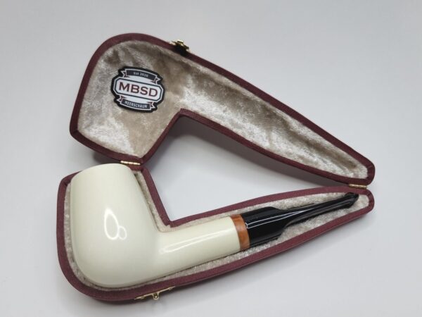 MBSD Meerschaum Deluxe Lovat Block Meerschaum Tobacco Smoking Pipe, 9mm Filter [SOLD OUT] - Image 5