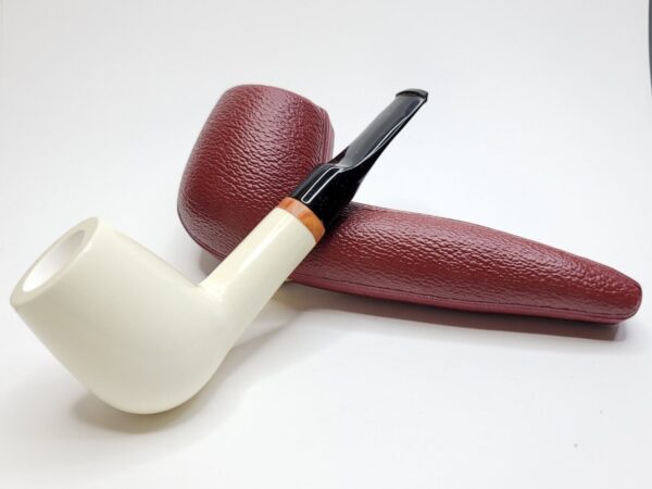 MBSD Meerschaum Deluxe Lovat Block Meerschaum Tobacco Smoking Pipe, 9mm Filter [SOLD OUT] - Image 6